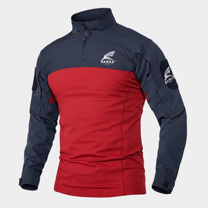 เสื้อคอมเพรสชั่นแขนยาวผู้ชายพิมพ์โลโก้ตามสั่ง ขายส่ง เสื้อคอมเพรสชั่นผู้ชายผลิตในปากีสถานสำหรับเยาวชน - Product Image 6