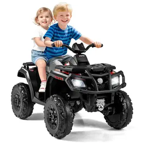 Soldes ! Quad électrique 24V pour enfants, roues en caoutchouc, lumières LED MP3, 2 places, véhicule tout-terrain 4 roues, batterie 7AHx2 - Product Image 3