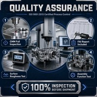 Özel OEM - Tolerans Hassasiyetli Torna Kesim Tel EDM Paslanmaz Çelik Parçalar +/-0.005mm CMM Onaylı ISO 9001 Sertifikalı Fabrika
