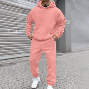 Survêtement 2 pièces pour homme, ensemble de jogging et sweat à capuche, survêtement décontracté à manches longues, pantalon et capuche - Product Image 3