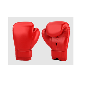 Guantes de boxeo de goma de látex de color sólido profesional con logotipo personalizado y excelente impresión para artes marciales - Product Image 1