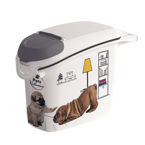 15L ermetico Anti-odore contenitore cibo per cani 6kg capacità 23x51x35cm scatola di plastica per cani e gatti igiene - Product Image 1