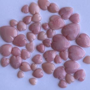 อัญมณีกึ่งมีค่าครึ่งอัญมณีอัญมณีอัญมณีอัญมณีอัญมณีอัญมณีอัญมณีอัญมณีอัญมณีอัญมณีสีชมพูของชาวเปรูขนาด10มม. 20มม. 30มม. สำหรับทำเครื่องประดับขายส่งเป็นจำนวนมาก - Product Image 1