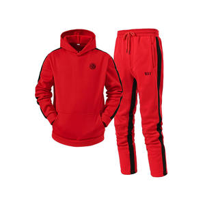 Haute qualité personnalisé blanc pull lâche hommes pantalons de survêtement et sweats à capuche ensembles survêtement pour hommes 2025 vêtements de sport personnalisés survêtements - Product Image 2