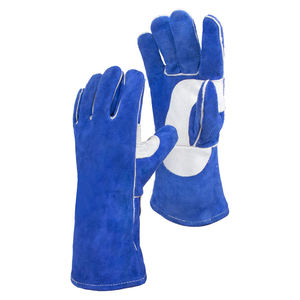 Guantes de soldadura para seguridad adicional Guantes de soldadura resistentes al fuego con palmas reforzadas - Product Image 6