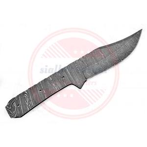 Couteau en acier damas fait à la main personnalisé lame vierge fournitures de couteau personnalisées - Product Image 3