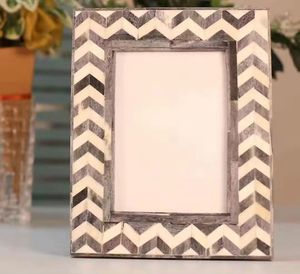 Dernier modèle Design attrayant Accessoires de décoration murale Cadre photo pour la décoration du salon Cadre photo en incrustation d'os de haute qualité - Product Image 5