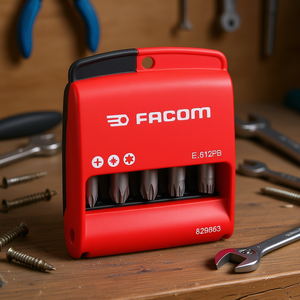 Juego de 10 insertos Facom de 1/4'' y 50 mm para destornillador para trabajos en cavidades - Product Image 3