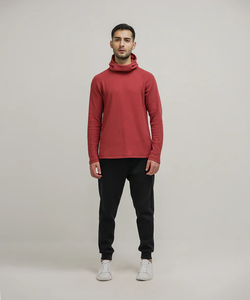 Sudadera con Capucha de Felpa de Algodón para Hombre, Talla Grande, Antiencogimiento, Transpirable, con Bolsillo Delantero, Personalizable, Marca Privada OEM, Informal de Invierno - Product Image 3