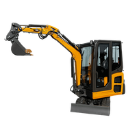 BITSMANN BSM18 Mini-excavatrice compacte de 1,8 tonne certifiée CE à vendre Fournisseur chinois Minikoparka à louer Moteur principal