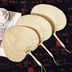 Blue Lotus Vietnam Palm Fans Arte popular rústico para regalo de boda - Product Image 6