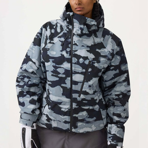 Chaqueta de nieve de camuflaje unisex para adultos de talla grande tecnología Windstopper transpirable y resistente al viento - Product Image 1