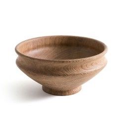 Essayez le bol de service en bois fait à la main écologique très durable ménage bambou bois salade pâte bols de fruits pour restaurant - Product Image 6