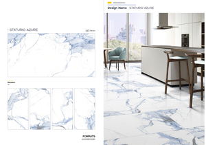 Azulejos de Porcelana Brillante para Pisos Interiores de 600x1200 mm, Diseño Moderno de las Mejores Empresas de la India, Suministro Comercial al por Mayor - Product Image 3