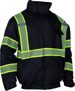 Chaquetas de Seguridad de Alta Visibilidad para Trabajo, Chaquetas de Invierno Reflectantes con Cremallera Personalizada, Ropa de Trabajo Personalizada - Product Image 1