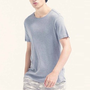 Camiseta de cuello redondo de algodón transpirable súper suave y ecológica de alta calidad para hombre, Regular diseño clásico de ajuste, logotipo estampado completo - Product Image 4