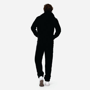 80% coton 20% Polyester dos brossé coton à l'intérieur fermeture éclair de qualité bidirectionnelle noir unisexe Original Onesienesie - Product Image 2