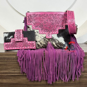 ชุด2025 2ชิ้นหนังเครื่องมือมือสุดหรูสำหรับผู้หญิงกระเป๋าสะพายข้างและกระเป๋าคลัทช์แบบสองพับ - Product Image 1