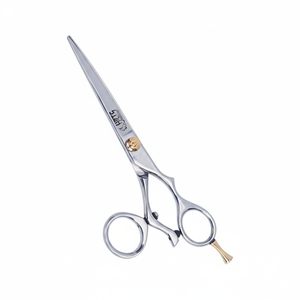 Tijeras de Metal de Acero con Alto Contenido de Carbono de 6 Pulgadas con Dientes Planos para Barberos y Peluqueros, Especiales para Cortes de Cabello con Efecto Desvanecido y Extensiones de Cabello - Product Image 5