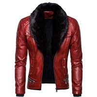Herren Maßgeschneiderte Kunstleder-Windjacke Slim Fit Punk Gothic-Stil Umlegekragen Retro-Mode Motorrad Atmungsaktiv