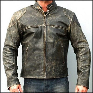Chaqueta de Cuero para Motociclista 2025 Personalizada de Alta Calidad para Hombre, en Cuero Vacuno Genuino, con Cuello Alto, Capucha y Protección Contra el Viento para Invierno - Product Image 3