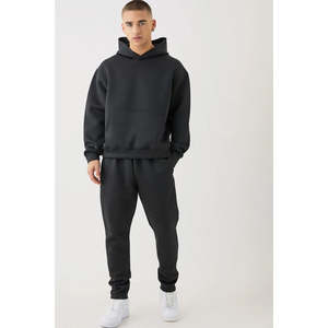 Ensemble de survêtement unisexe personnalisé avec logo, vente en gros, jogging sportif, jogging pour hommes, survêtement uni pour hommes - Product Image 3