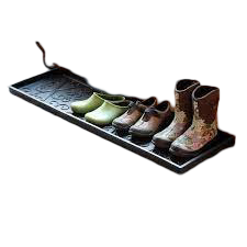 Ideas de regalos Estilo elegante Soporte para zapatos Estante de exhibición Fabricante directo de fábrica Bandeja de metal y zapato Gabinete de estilo industrial Entrada - Product Image 5