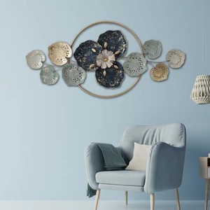 Elegant Floral Metal Wall <b>Art</b> Sculpture Stylish Home Decor Accent For Living Room Bedroom Or Office Spaces - Product Image 2