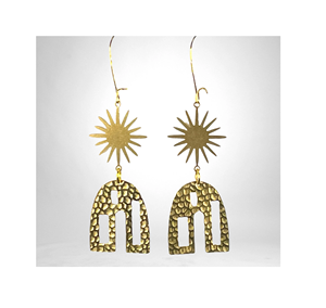 Exclusive Design Brass <b>Earrings</b> Round Shape <b>Fashion</b> Jewelry Engagement Party Wearing Accessories Good Price - Product Image 6