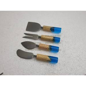 Couverts Métal Acier Inoxydable Avec Couverts En Argent Et Main En Résine pour Cuisine Hôtels Restaurant Ustensile De Luxe Vaisselle De Luxe - Product Image 3