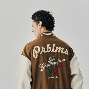 Chaqueta Universitaria Varsity de Moda para Hombre, Diseño Personalizado, Chaqueta Varsity Informal de Cuero para Hombre - Product Image 6