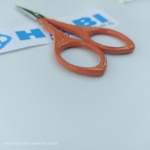 Ciseaux coupe fil de couleur personnalisée avec broderie paon bord lisse fabricant de gros ciseaux à broder de fantaisie - Product Image 6