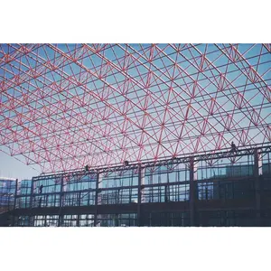 चीन सुरक्षा अनुकूलन गोदाम शेड लाइट स्टील संरचना बिल्डिंग प्रीफैब औद्योगिक स्टील फ्रेम गोदाम/हैंगर/कार्यशाला