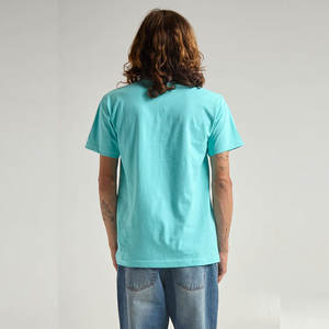 Shaka Wear-T-shirt ras du cou teint en vêtement Logo brodé T-shirt lourd noir - Product Image 2