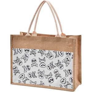 Venta caliente yute bolso logotipo personalizado bolsas de mano reutilizable yute compras al por mayor fabricante de la fábrica de Bangladesh - Product Image 2