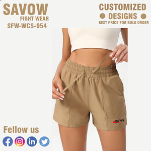 OEM Custom Logo Cotton Fleece Gym Sport Loose Running Jogger Sweat Blank French Terry <b>Shorts</b> for <b>Women</b> - Product Image 6