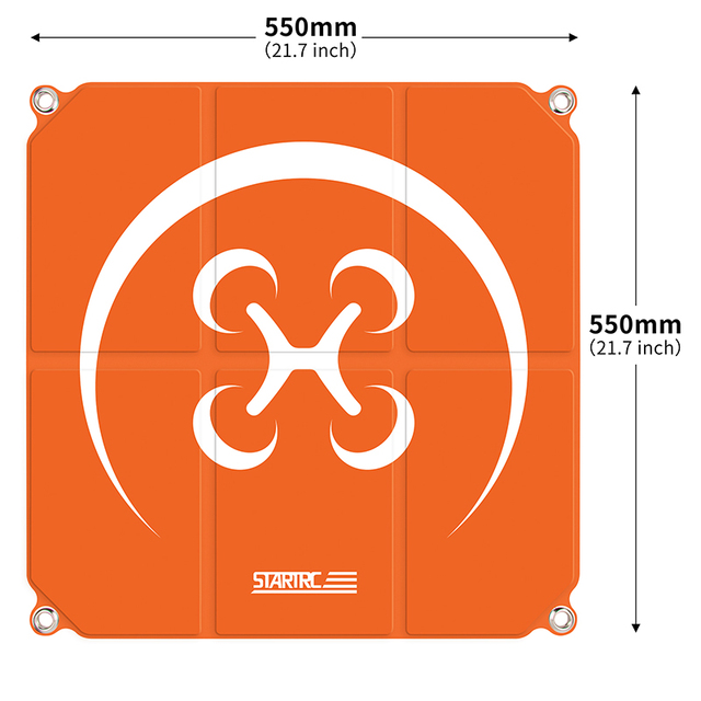 STARTRC 55cm Double Side Drone Landing Pad for Drone DJI Accessories Waterproof Mat for DJI Mini 4 Pro Parking Apron for Autel