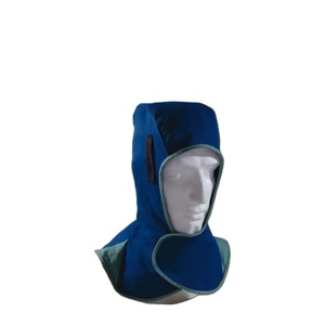 <b>Welding</b> Hat Blue Color Fire Proof Flame Retardant <b>Welding</b> <b>Torching</b> Hood Neck Protective Helmet Head Safety Cap - Product Image 1