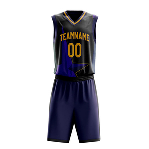 Maillots de basket-ball design personnalisé dernier OEM combinaison d'entraînement nouveau modèle maillots courts avec couleurs de logo personnalisé - Product Image 6