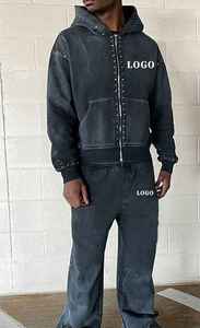 Chándal con pedrería brillante, con colocación precisa de las piedras, elasticidad flexible y comodidad suave. - Product Image 4