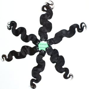 100% cheveux indiens vierges bruts non transformés 8-32 pouces Bundles Bodywave sans produit chimique Extensions de cheveux humains de couleur noire - Product Image 5