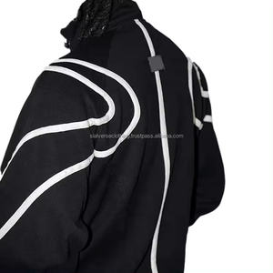 Conjunto de chándal de alta calidad a medida para hombre, reflectores con logotipo personalizado, chándales de moda con Cremallera de nailon para deportes de invierno para hombre - Product Image 3