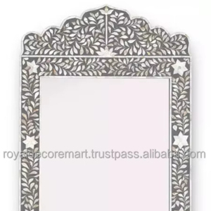 Mère De Perle Mur Décoratif Miroir Rectangle Forme Moderne Miroir Cadre Personnalisé Pour La Décoration De La Maison Royal Decore Mart - Product Image 1