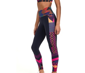 Leggings de Yoga de Cintura Alta para Mujer, Sin Costuras, 100% Poliéster, Transpirables, Resistentes al Viento, Ecológicos, Antibacterianos, de Secado Rápido, con Cordón Ajustable - Product Image 3