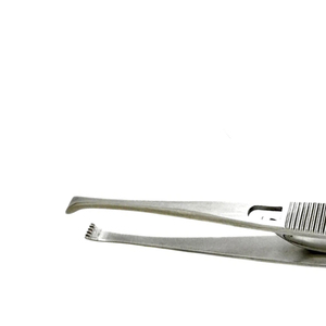 Pinzas de tejido Adson Graefe dientes puntas dentadas finas instrumento quirúrgico de acero inoxidable para manejo de tejido delicado - Product Image 3