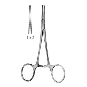 Fórceps de abrazadera de bloqueo hemostático de alta calidad, instrumentos médicos veterinarios quirúrgicos de arteria, acero inoxidable - Product Image 1