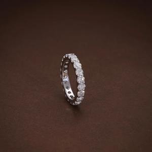 Anillo de Eternidad Completo con Diamante de Corte Brillante Cultivado en Laboratorio, 2.43 Quilates, Oro Sólido de 18K, Certificado IGI, en Caja de Regalo, Joyería de Lujo para Mujer - Product Image 1