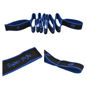 Fitness <b>Elastic</b> Yoga Resistance Band Weightlifting <b>Belt</b> Gym Training Stretch Customized Color Unisex Integrated - Product Image 5
