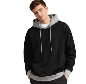 Sweat à capuche polaire pour homme, personnalisé, très vendu, à manches longues, collection hiver, matériau de haute qualité, coloris contrastés - Product Image 5