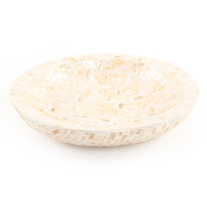 Plateau de service du Ramadan poli et fabriqué à la main en nacre écologique de luxe Modèle de taille personnalisé Articles de cuisine en chocolat - Product Image 1